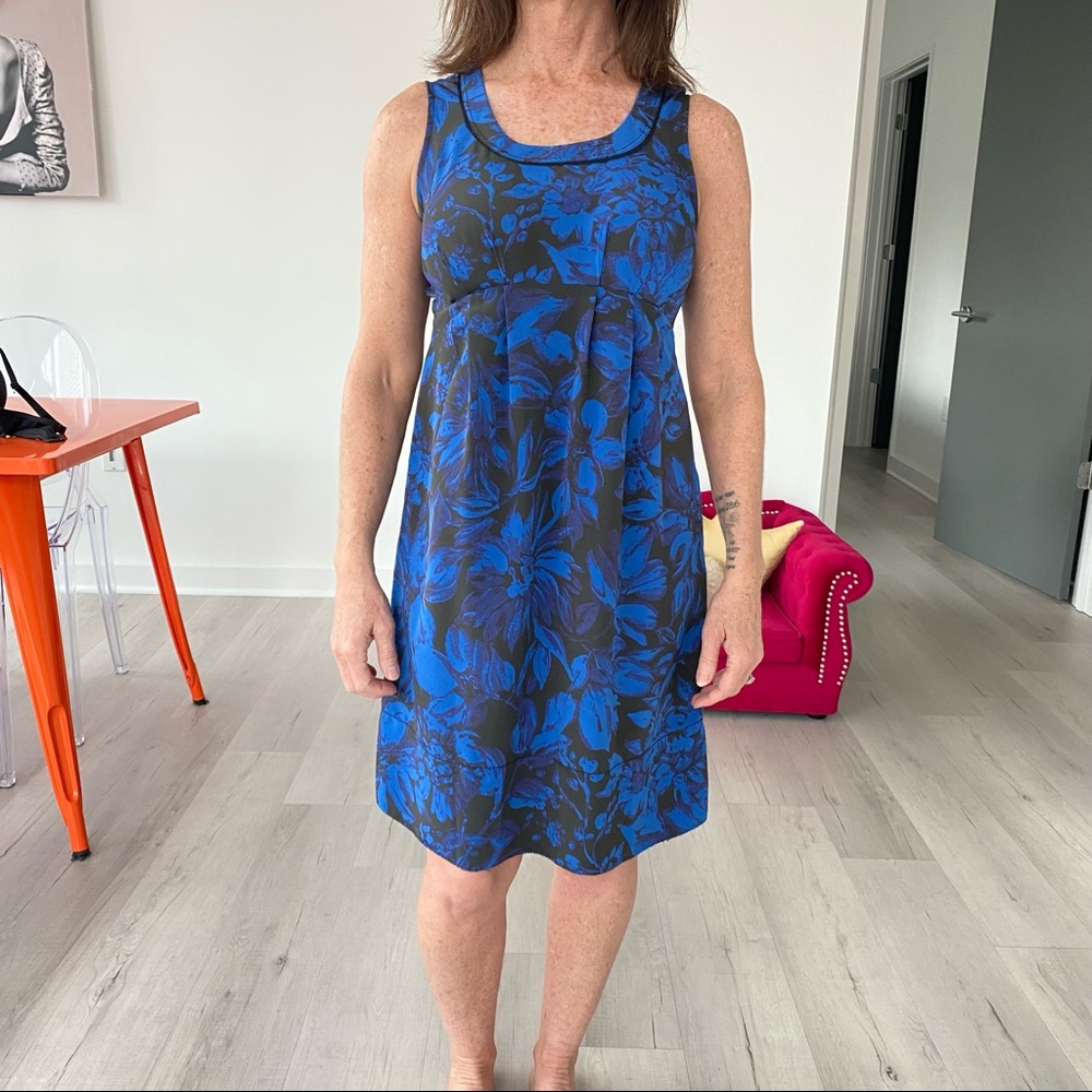 ❤️ Simply Vera Vera Wang Multicolor Floral Artsy Dress